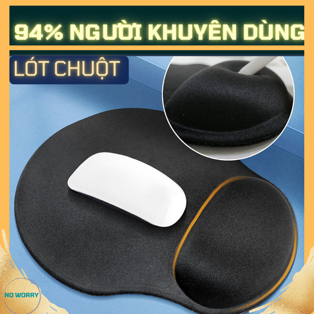 Miếng Lót Chuột Silicone Mút Đệm Êm Chống Mỏi Cổ Tay Tăng Khả Năng Di Chuyển, Chống Giật Cho Các Game Thủ