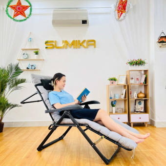 GHẾ GIƯỜNG ĐA NĂNG SUMIKA SK168 CÓ NỆM TỐI