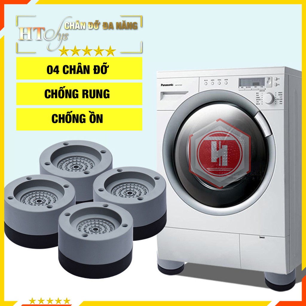 [ĐỠ MÁY GIẶT] [Bộ 4 chân Chống rung chân đỡ đa năng