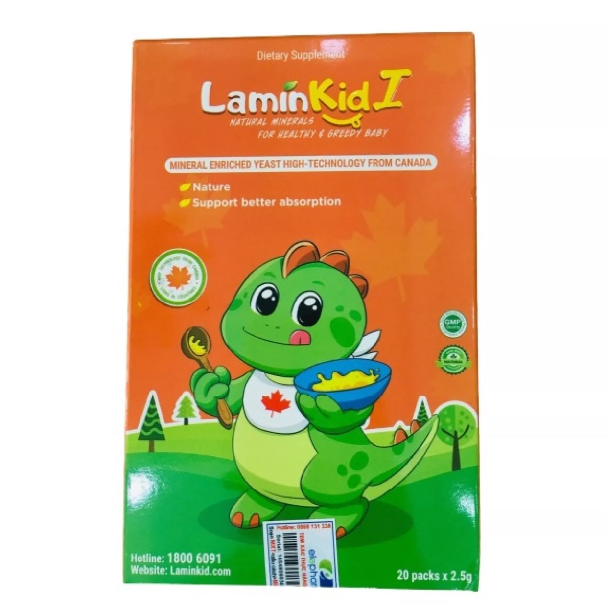 Lamin kid - cốm laminkid i - nâng cao sức đề kháng giúp trẻ ăn ngon miệng laminkid khoáng tự nhiên, bé khoẻ ăn liền