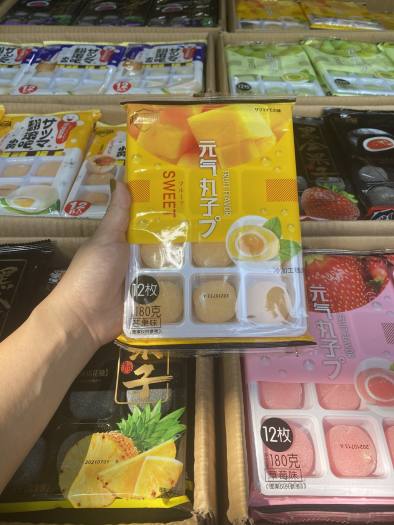 BÁNH MOCHI KEM LẠNH NHẬT BẢN túi 180g 12 bánh [DATE 3/2022]