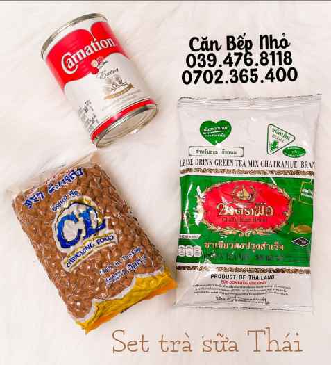 Set nguyên liệu Trà Thái xanh, tự pha tại nhà- đơn giản, dễ làm, thơm ngon