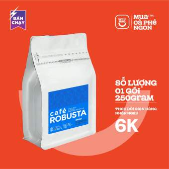Cà Phê Robusta Rang Mộc Nguyên Hạt - (Cafe Robusta 250gr) - yourbag