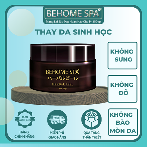 THAY DA SINH HỌC Herbal Peel BEHOME SPA - Bí quyết tái sinh làn da từ Thảo dược Thiên nhiên từ Nhật Bản