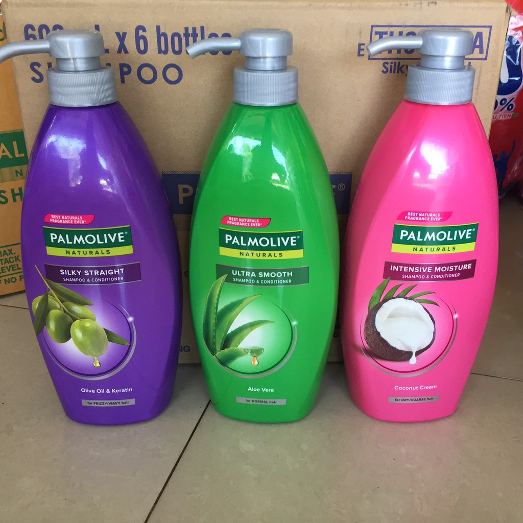 Dầu gội có dầu xả palmolive 600ml