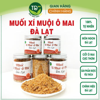 Muối xí muội (ô mai) Đà Lạt, dùng ăn kèm với các món trái cây chua như cóc, xoài, ổi, đặc biệt làm dâu tây lắc cực ngon I Kho Thảo Dược 24h