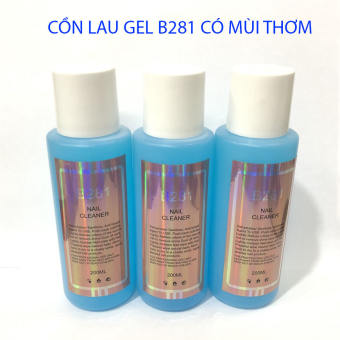 Nước Lau Gel B281 Chính Hãng 200ml Có Mùi Thơm ,nước làm mềm gel, Cồn Lau Gel Chuyên Dụng cho dân làm móng