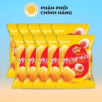 Bánh Snack Khoai Tây Lát O'star 3 Miền Thương Hiệu Orion 32g - Vị Trứng Muối