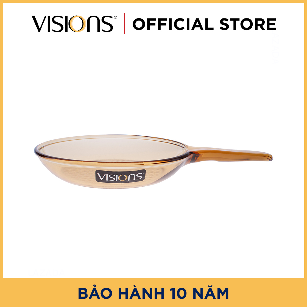Chảo thủy tinh Visions 23cm - Bảo Hành 10 năm - Xuất xứ từ Pháp - Hàng chính hãng