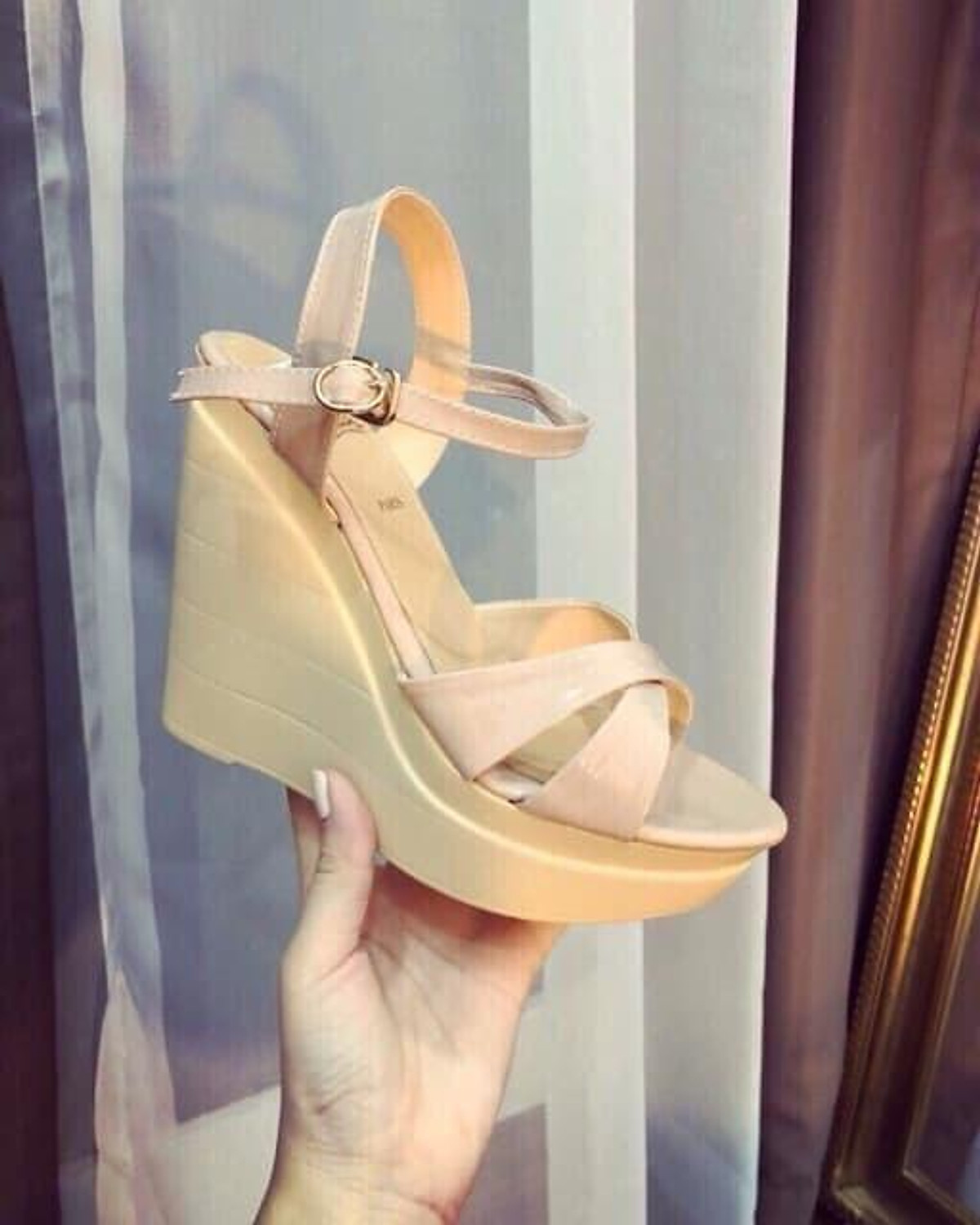 Sandal đế xuồng 12cm