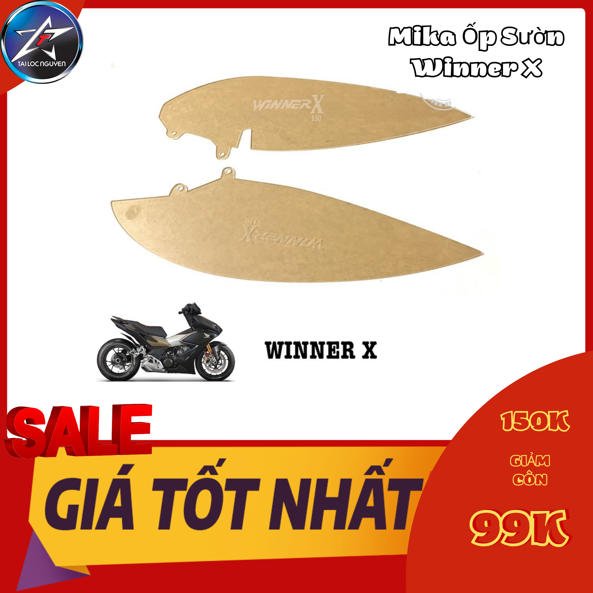 [SALE] MIKA ỐP HÔNG TRONG SUỐT CHO EXCITER/WINNER/WINNER X VÀ SATRIA