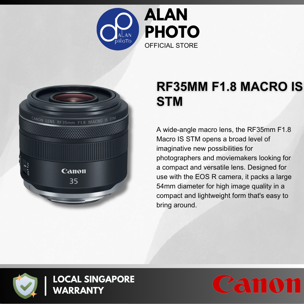 Canon Rf 35Mm F/1.8 Is Macro Stm Lens - Wide-Angle Prime For Close