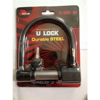 Khóa xe máy chữ U Marson (Đen) tuyệt đối an toàn
