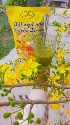 Mẫu Mới Bột Tan Mỡ Bụng Giảm Mở, Ngũ Cốc Matcha Lá Sen