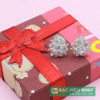 Hoa tai bạc ý Bạc Hiểu Minh Ht158 bạc ý