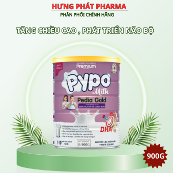 Sữa bột Pypo Milk 1-10 tuổi Hộp 900g dành cho trẻ biếng ăn