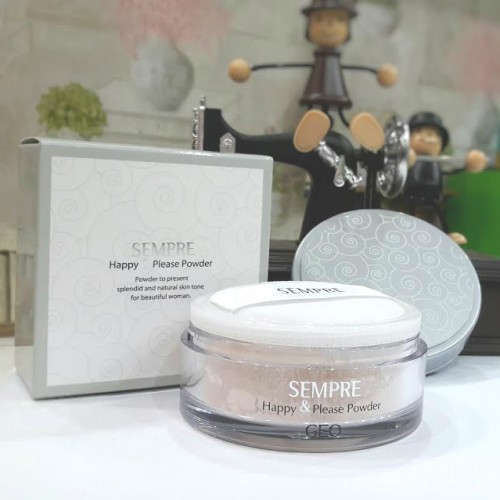 Phấn phủ geo sempre happy & please powder 25gr - kiềm dầu - dạng bột