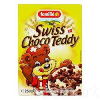 Ngũ Cốc Socola Thụy Sỹ Hình Gấu Cho Trẻ Em Familia (250g)