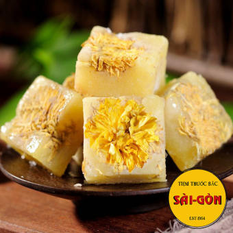 20 viên trà hoa cúc đường phèn mật ong