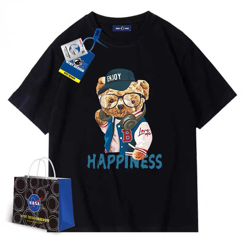 Áo thun tay lỡ Justin Drew , Áo thun unisex nam nữ form rộng oversize chất liệu Cotton - AT10