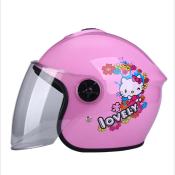Child Cartoon Helmet: Big Kid Half Face Safety Protection (Brand: )
