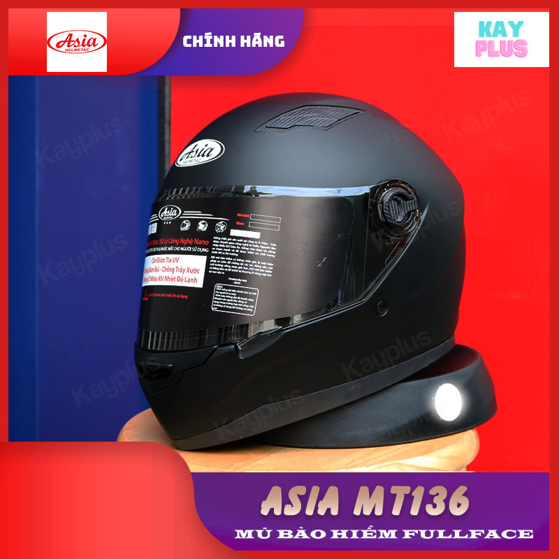 Mũ, nón bảo hiểm fullface asia mt136