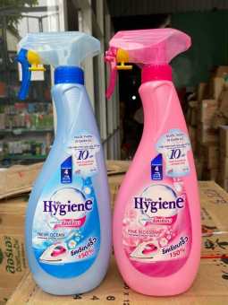 Xịt Thơm Quần Áo Hygiene Nước Xịt Vải Ủi Đồ Khử Mùi Ẩm Mốc Chai 550ml