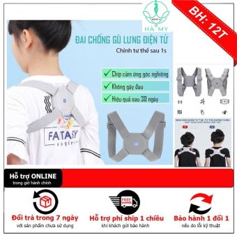 Đai gù thông minh, Đai chống gù lưng cho Nam Nữ Trẻ Em – Hàng nội địa Nhật Bản- Đai lưng chống gù nam nữ cao cấp, đai gù lưng chống cong vẹo cột sống, chống cận thị, đai gù smart pose pin tốt hơn hz808