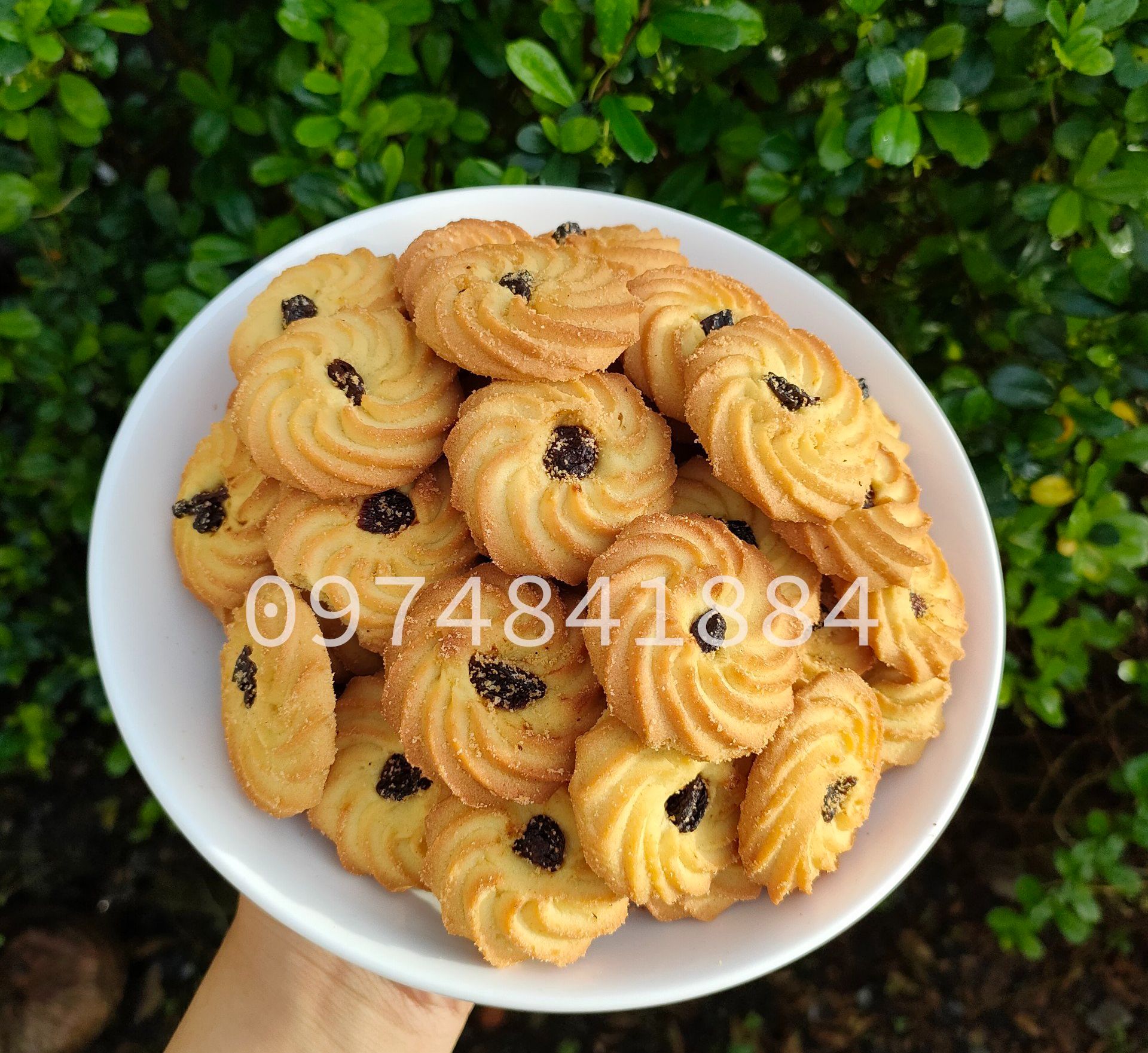 200g bánh quy xoắn bơ nhân nho- đồ ăn vặt - bách hóa online uy tín