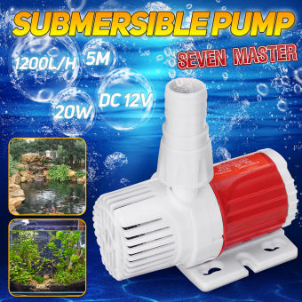 Bảy Master DC12V/24V bơm làm mát bằng nước bể cá thu nhỏ DC không chổi than thu nhỏ Máy bơm chìm chức năng máy tính