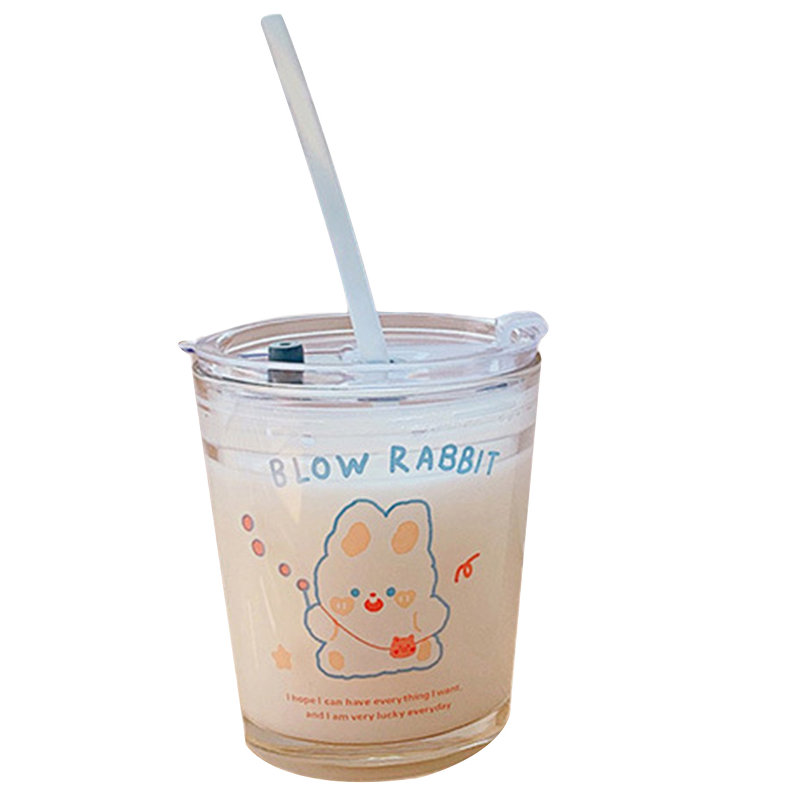 BlueH Cốc Uống Nước Cốc Có Ống Hút Uống Trà Sữa Cà Phê Dung Tích Lớn