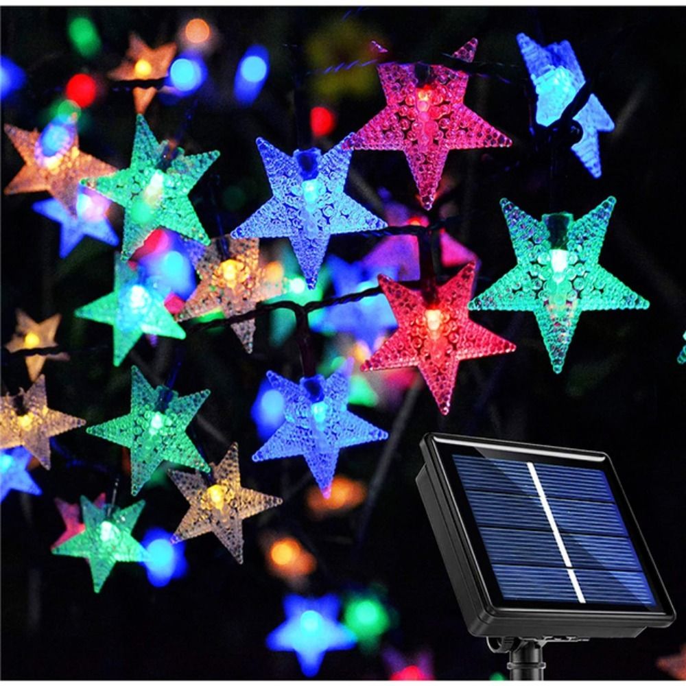 solar star string lights