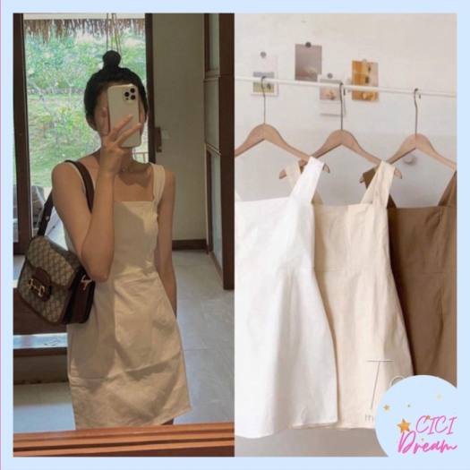 Đầm 2 dây trễ vai, Váy trắng ngắn hai dây Cao Cấp dáng chữ A tay ngắn ôm eo  sexy gợi cảm - MiNhi Dress | Lazada.vn