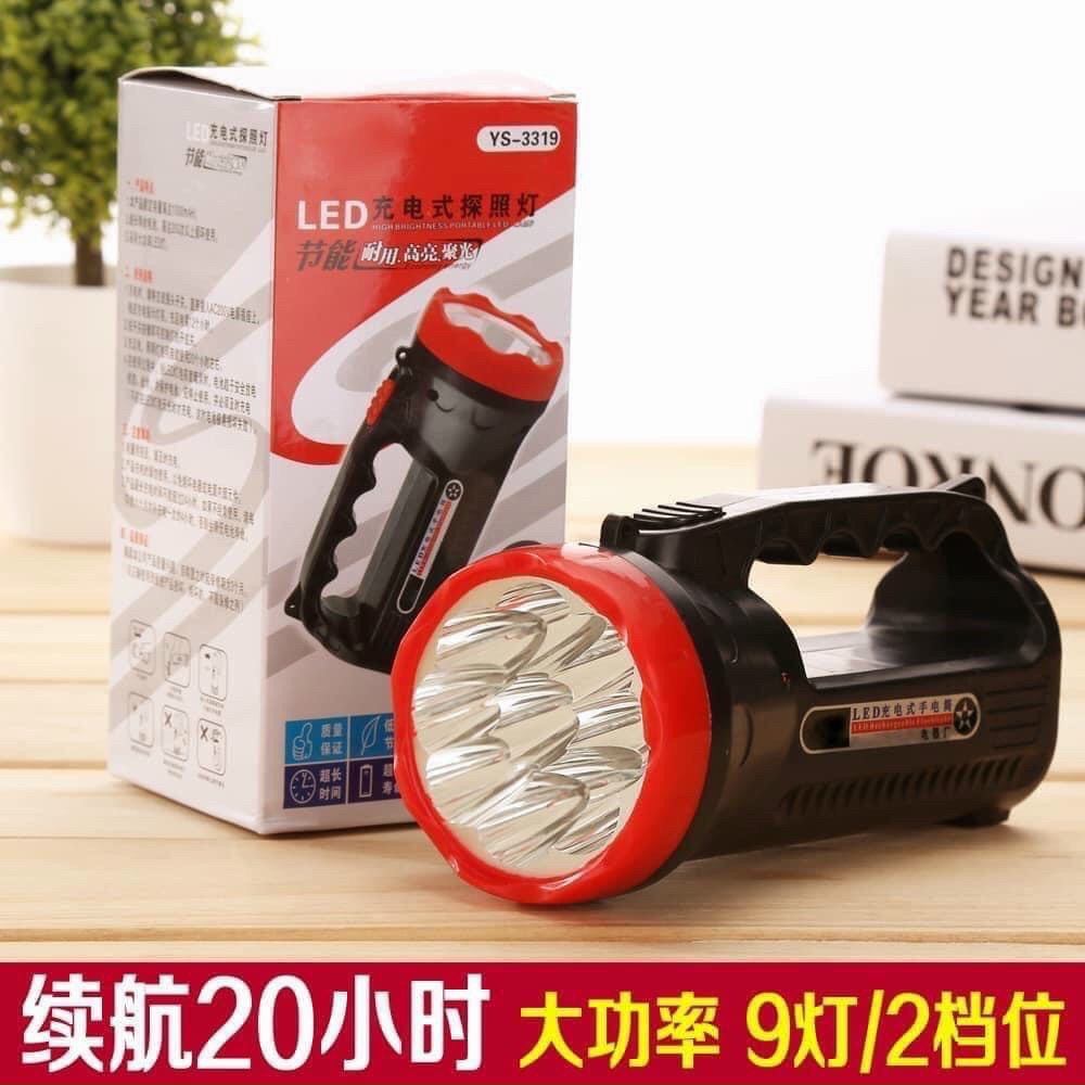 Đèn pin 9 led sạc xách tay ys-3319