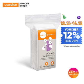 Bông Tẩy Trang Du Lịch Guardian 50 Miếng