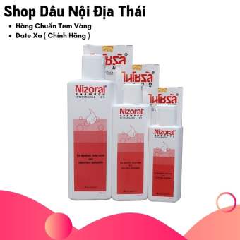 Dầu gội Sạch Nấm Da Đầu Nizoral Shampoo Ketoconazole 2% Thái Lan ( 50ml - 100ml -200ml ) - Hàng Chuẩn Tem Vàng