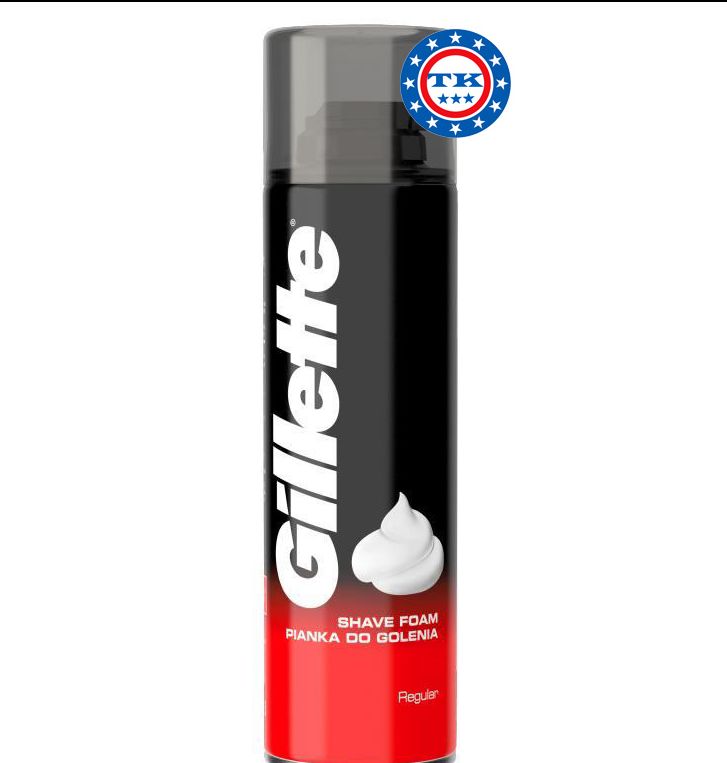 (HCM)Kem bọt cạo dâu Gillette Foamy Regular Classica(Da thường) 300 ml - Đức
