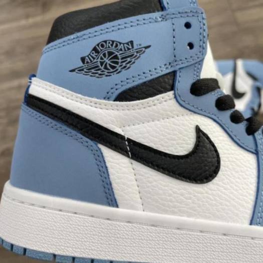 Giày JD Xanh Dương Nhạt, Giày thể thao air Jordan Xanh Dương cổ cao nam nữ full box bill