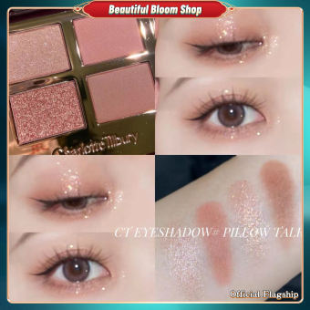 Charlotte Tilbury CT Quad Eye Shadow Pillow Talk/Exaggereyes Trang điểm Chăm sóc da Làm đẹp