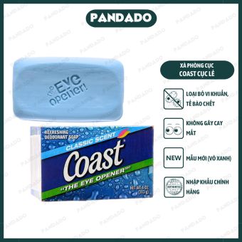 Xà bông cục Coast Classic Scent vỏ xanh mẫu mới - PANDADO