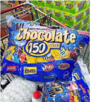 Kẹo socola tổng hợp All Chocolate 150 Pieces– Socola 2.55 kg - [2.25KG] 150 pieces Socola Hỗn Hợp Kirkland Mỹ - Date T6/2023