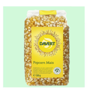 Ngô nổ hữu cơ Davert  500g