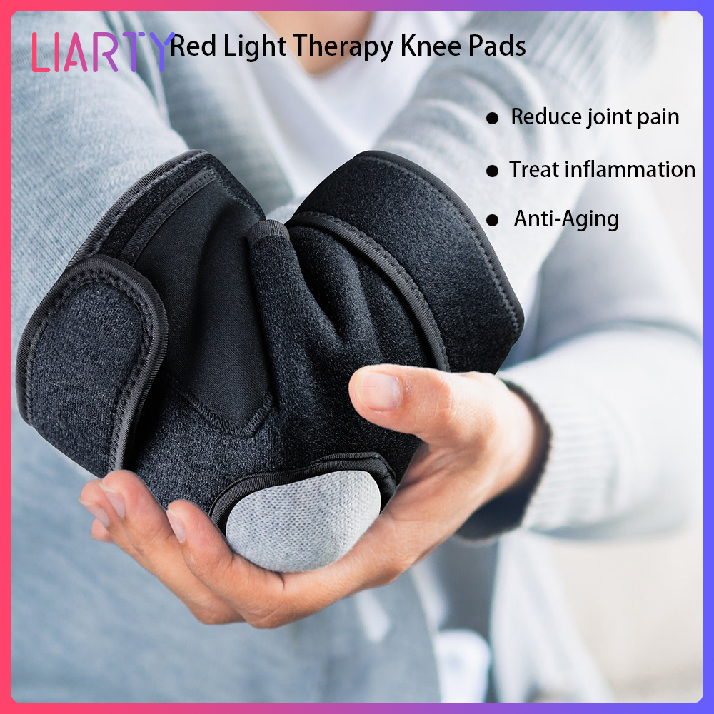 Gambar LIARTY Knee Pads Red Light Therapy Relieves Pain Easy to Use Promote Sleep Knee Massager