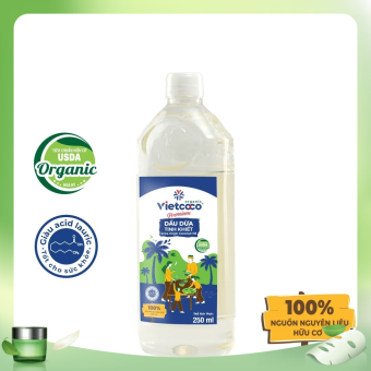Dầu dừa tinh khiết Vietcoco - chai pet 250ml