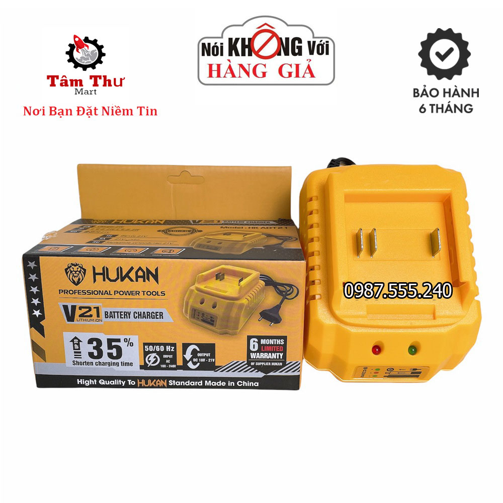 Đế sạc pin cho máy siết bulong , máy khoan hukan 21v