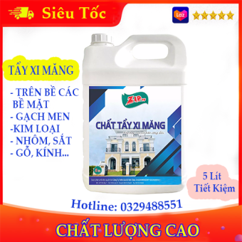 CHẤT TẨY XI MĂNG, XI MĂNG, DUNG DỊCH TẨY XI MĂNG. ZIPts 1 LÍT