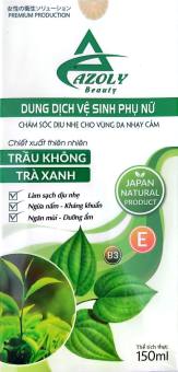 Dung dịch vệ sinh Trầu Không Trà Xanh Matcha & Hoa Hồng Collagen AZOLY- 150ml - Nam nữ đều sử dụng được - Công Nghệ Nhật Bản