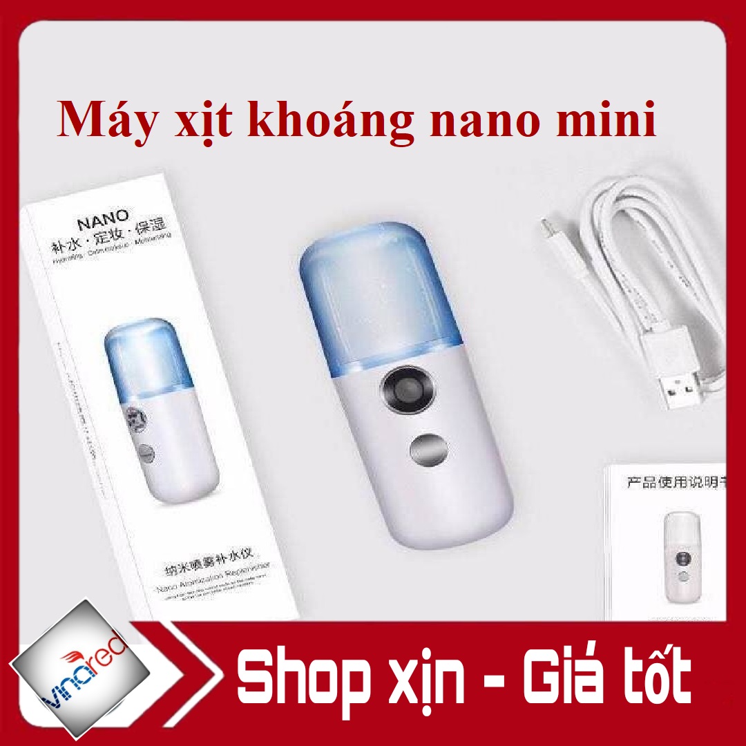 [HCM]Máy xịt khoáng NaNo Mini Cầm Tay Hỗ Trợ Dưỡng Da Cấp Nước Tối Đa