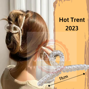 Giao Ngẫu Nhiên Kẹp Tóc Càng Cua Ngọc Trai Nữ Hàn Quốc Cute Dể Thương Hot Trent 2022.