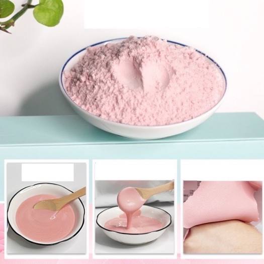 Bột mặt nạ dẻo colagen cánh hoa hồng 100gr chuyên dùng trong Spa ( mask dẻo cao cấp chính hãng )